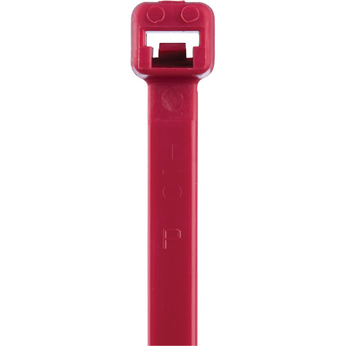 T Series Cable Ties, 8" Long, 50 lbs. Tensile Strength, Red Moffatt Supply & Specialties