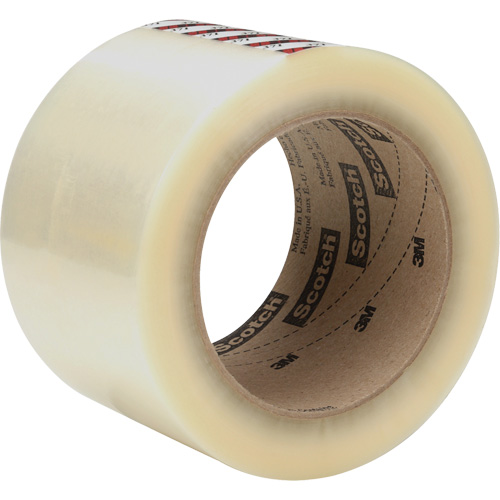 Scotch&reg; Box Sealing Tape 371, Rubber Adhesive, 1.2 mils, 72 mm (2-4/5") x 100 m (328') Moffatt Supply & Specialties