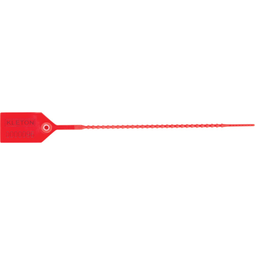 Standard-Duty Security Seal, 9", Plastic, Plastic Seal Moffatt Supply & Specialties