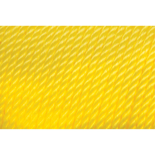 Corde jaune tress&eacute;e 1/4", Polypropyl&egrave;ne, 1300' Moffatt Supply & Specialties