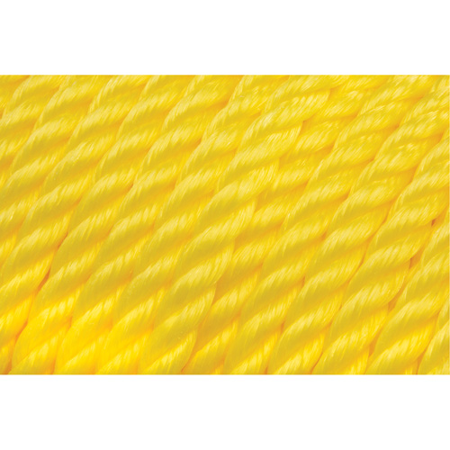 Corde jaune tress&eacute;e 1/2", Polypropyl&egrave;ne, 335' Moffatt Supply & Specialties