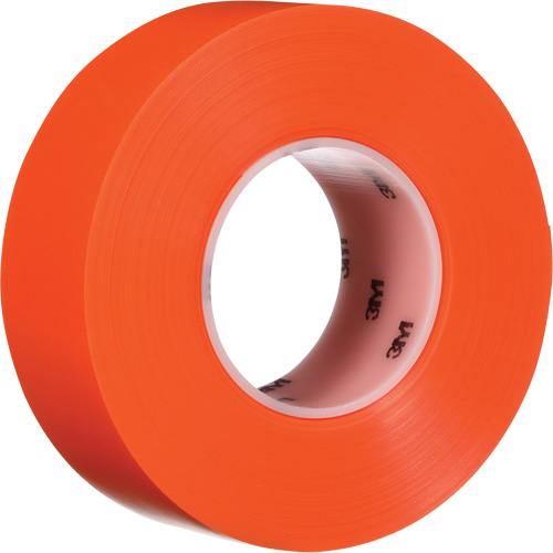 Durable Floor Marking Tape 971, 2" x 108', Vinyl, Orange Moffatt Supply & Specialties
