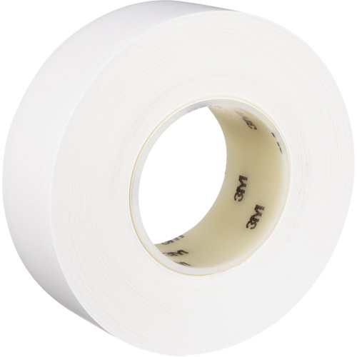 Durable Floor Marking Tape 971, 2" x 108', Vinyl, White Moffatt Supply & Specialties