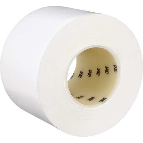 Durable Floor Marking Tape 971, 4" x 108', Vinyl, White Moffatt Supply & Specialties