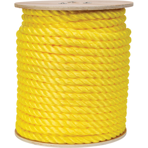 Braided Yellow Rope, Polypropylene, 300' Moffatt Supply & Specialties