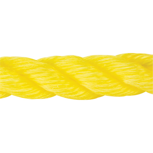 Braided Yellow Rope, Polypropylene, 300' Moffatt Supply & Specialties