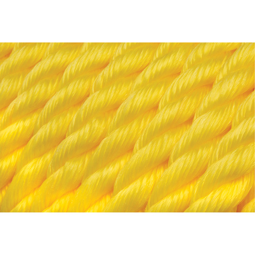 Braided Yellow Rope, Polypropylene, 300' Moffatt Supply & Specialties