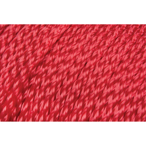 Corde rouge tress&eacute;e, Polypropyl&egrave;ne, 500' Moffatt Supply & Specialties