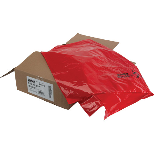 Sacs &agrave; d&eacute;chets, Biorisque, 50" lo x 37" la, 2 mils Moffatt Supply & Specialties