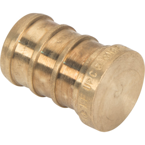 Capuchon de tuyau sans plomb, Tuyau, 1/2" dia., Laiton Moffatt Supply & Specialties