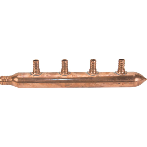 Four Branch Manifold, 3/4" Dia., Copper Moffatt Supply & Specialties