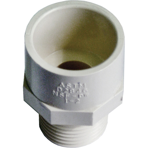 Male Reducing Adapter, Hub x MPT, 1/2" x 3/4" Dia., CPVC Moffatt Supply & Specialties