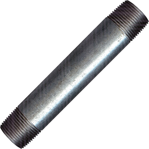 Long Pipe Nipple, Galvanized, 1/2", NPT x NPT Moffatt Supply & Specialties