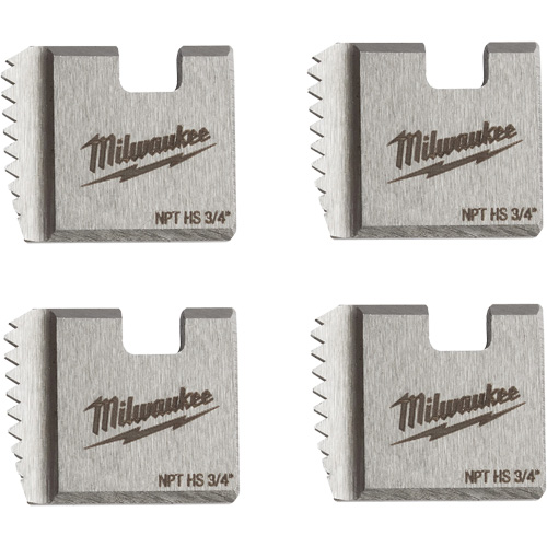 Matrices de tuyauterie portables NPT, Pour tuyau de 3/4", Acier rapide Moffatt Supply & Specialties