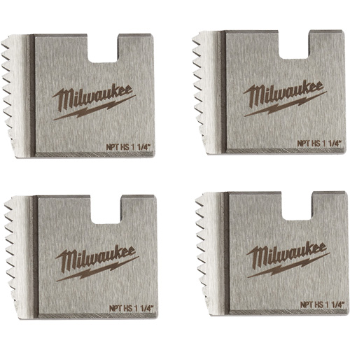 Matrices de tuyauterie portables NPT, Pour tuyau de 1-1/4", Acier rapide Moffatt Supply & Specialties