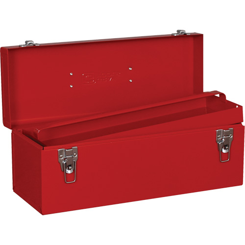 Coffre &agrave; outils, 7-1/8" P x 19" la x 7-1/2" h, Rouge Moffatt Supply & Specialties