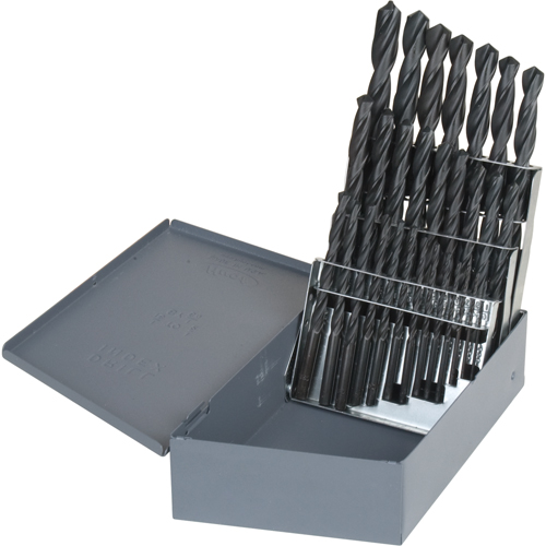 Hyper Jobber Length Drill Bit Set, 26 Pieces, High Speed Steel Moffatt Supply & Specialties