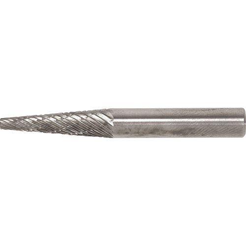 Solid Carbide Burr, SM-1, 1/4" Dia., 1/4" Shank, 1/2" Depth of Cut Moffatt Supply & Specialties