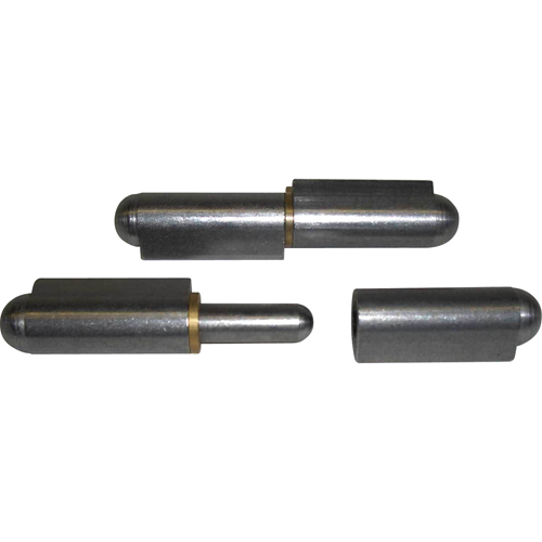 Weld-On Hinge with Washer, 1/2" Dia. x 6" L, Aluminum w/Fixed Stainless Steel Pin Moffatt Supply & Specialties