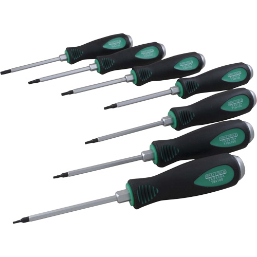 Torx&reg; Screwdriver Set, 7 Pcs. Moffatt Supply & Specialties