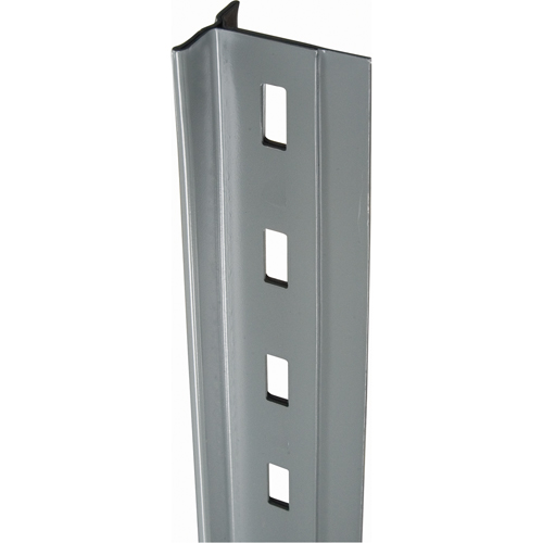 Montant en T pour rayonnage enclenchable Interlok, Acier, Hauteur 124" Moffatt Supply & Specialties