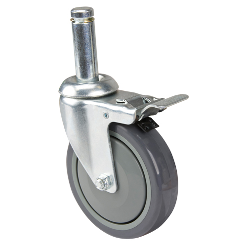 Roulette pour &eacute;tag&egrave;re en treillis chromat&eacute; Moffatt Supply & Specialties