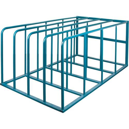 Standard Vertical Sheet Racks, 84" W x 50" D x 36-3/4" H, 4000 lbs. Capacity Moffatt Supply & Specialties