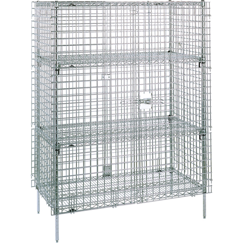 Security Carts, 5 Tiers, 38-1/2" W x 66-13/16" H x 21-1/2" D Moffatt Supply & Specialties