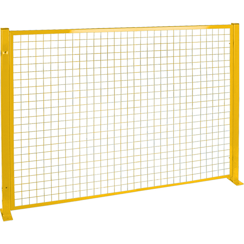 Protecteur de p&eacute;rim&egrave;tre de style treillis, 4' h x 8' la, Jaune Moffatt Supply & Specialties