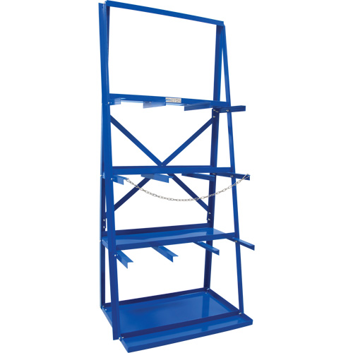 Bar Storage Rack, Vertical, 3 Levels, 36" W x 24" D x 84" H, 3000 lbs. Cap. Moffatt Supply & Specialties