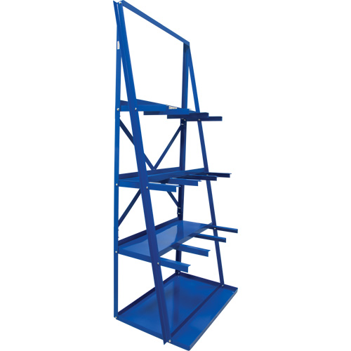 Bar Storage Rack, Vertical, 3 Levels, 36" W x 24" D x 84" H, 3000 lbs. Cap. Moffatt Supply & Specialties