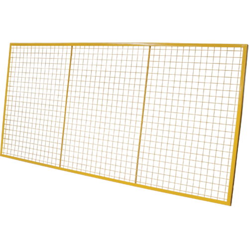 Pallet Back Rack Guards, 108" W x 48" H, 6" Brackets Moffatt Supply & Specialties
