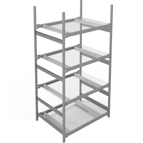 &eacute;tag&egrave;re de grande largeur, Sans boulons, Capacit&eacute; 1340 lb, 42" la x 84" h x 32" p Moffatt Supply & Specialties