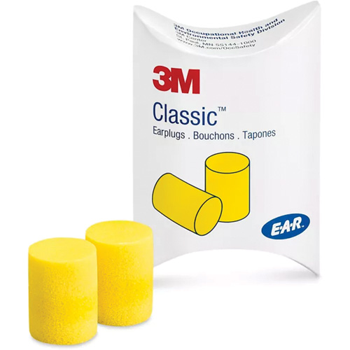 E-A-R Classic Earplugs, Pair - Pillow Pack Moffatt Supply & Specialties