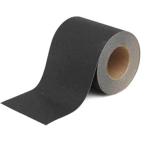 Anti-Slip Floor Tape, 6" x 60', Black Moffatt Supply & Specialties