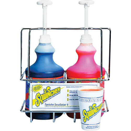 Sqwincher&reg; ServaStations&reg; Wall Mount Rack Moffatt Supply & Specialties