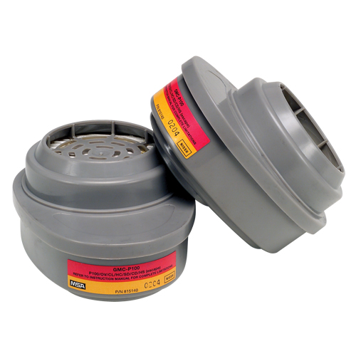 Advantage&reg; Respirator Cartridges, Gas/Vapour Cartridge, Organic Vapour/Acid Gas/P100 Moffatt Supply & Specialties