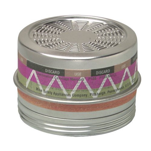 Cartouches pour respirateurs Comfo, Cartouche gaz/vapeur, Vapeurs organiques/P100 Moffatt Supply & Specialties