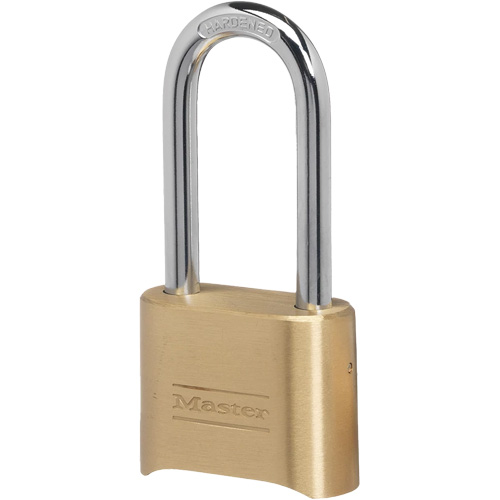 Cadenas &agrave; combinaison, Argent, Rev&ecirc;tement en laiton, Largeur de 2" Moffatt Supply & Specialties