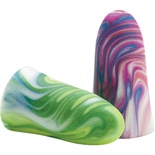 SparkPlugs&reg; Multi-Coloured Foam Earplugs, Bulk - Box Moffatt Supply & Specialties