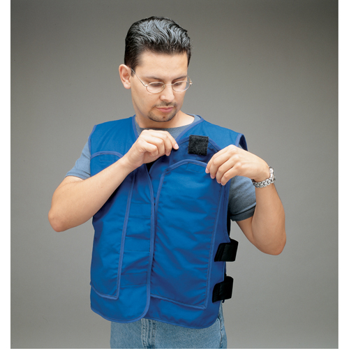 Vestes de refroidissement avec pochettes pour insertions ALLEGRO INDUSTRIES, Grand, Bleu royal Moffatt Supply & Specialties
