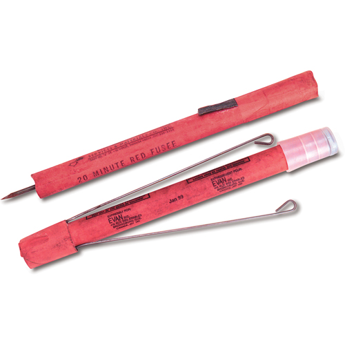 Torches de signalisation, Avec Support en fil m&eacute;tallique, 20 min Moffatt Supply & Specialties