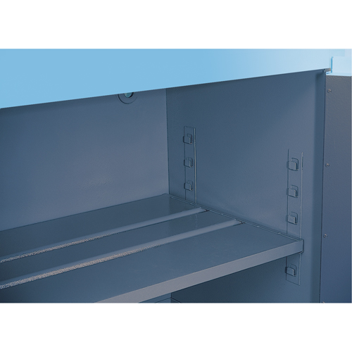 Armoires de s&eacute;curit&eacute; pour acides & produits corrosifs avec doublure ChemCor, 30 gal., 43" x 44" x 18" Moffatt Supply & Specialties