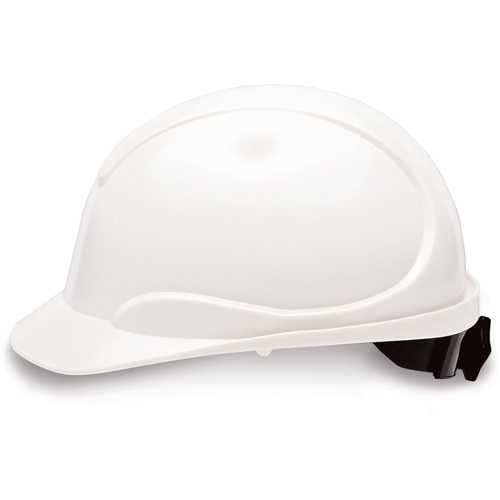 Casque de s&eacute;curit&eacute;, R&eacute;pond aux normes CSA type 2, Suspension Rochet, Non ventil&eacute; Moffatt Supply & Specialties