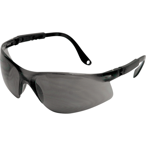 Lunettes de s&eacute;curit&eacute; JS405, Lentille Grise/fum&eacute;e, Antibu&eacute;e/Anti-&eacute;gratignures, R&eacute;pond ou surpasse la norme CSA Z94.3 Moffatt Supply & Specialties