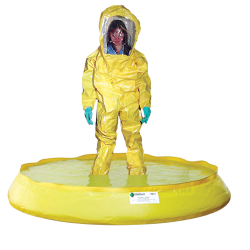 HazMat Pool Without Drain, 74" dia., 100 US gal. Capacity Moffatt Supply & Specialties
