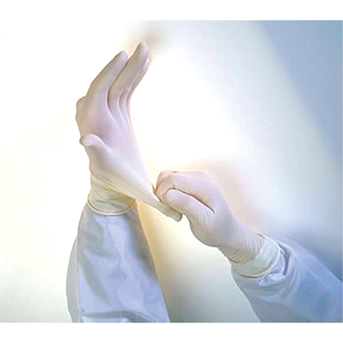 QRP Qualatex&reg; Miracle Grip Examination Gloves, Medium, Latex, 6-mil, Powder-Free, White Moffatt Supply & Specialties