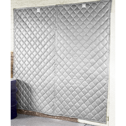Couverture murale pour insonorisation, Fibre de verre matelass&eacute;, 8' lo x 4' la Moffatt Supply & Specialties