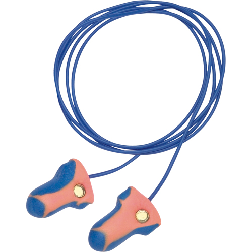 Howard Leight Laser-Trak Single-Use Detectable Earplugs, Pair - Polybag, Corded Moffatt Supply & Specialties