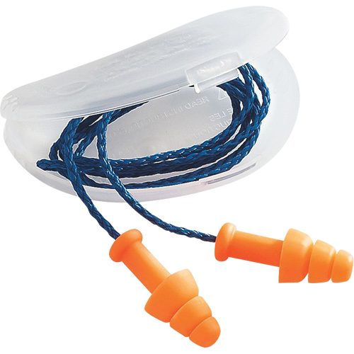 Bouchons d'oreilles SmartFit de Howard Leight, Avec cordon, Vrac - Sac en poly, 25 dB NRR, Taille unique Moffatt Supply & Specialties